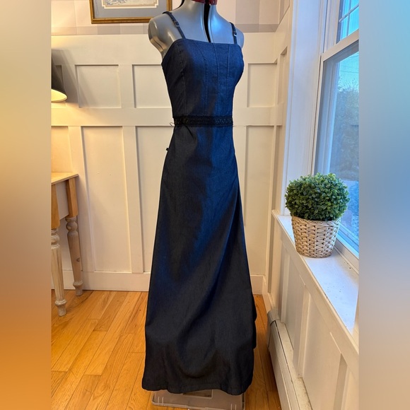 Dark Denim Dress Size Large - Picture 5 of 9